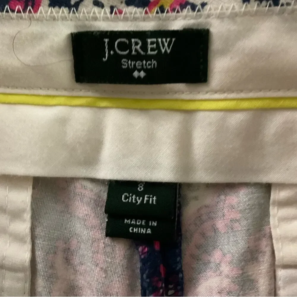 J. Crew City Fit Paisley Print Shorts 6 Preppy Classic Dopamine Bohemian Classic